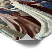 Piero della Francesca - Königin von Sheba Poster (Ecke)