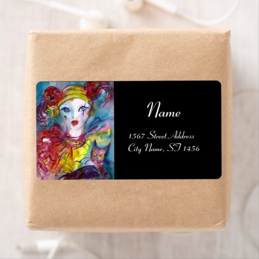 PIERO MIT KAT-rosa, lila-gelb (Insitu)