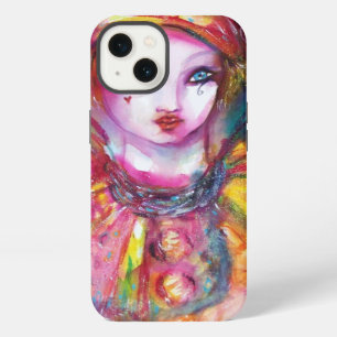 PIERO MIT KATZE / Venezianische Masken iPhone Hülle
