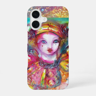 PIERO MIT KATZE Venezianische Maskenballmaske iPhone 16 Hülle