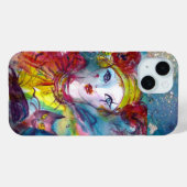 PIERO MIT KATZE/Venezianischer Karneval Case-Mate iPhone Hülle (Rückseite (Horizontal))