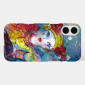 PIERO MIT KATZE/Venezianischer Karneval Case-Mate iPhone Hülle (Rückseite (Horizontal))