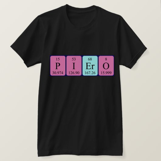 Piero Periodenname Shirt (Design vorne)
