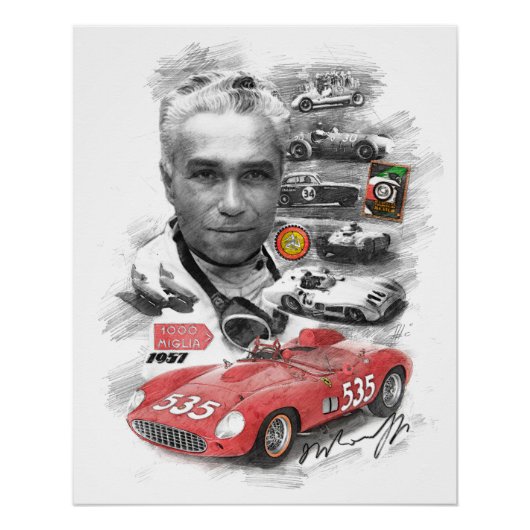 Piero Taruffi Poster (Vorderseite)
