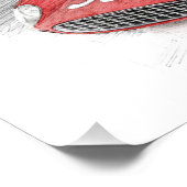 Piero Taruffi Poster (Ecke)