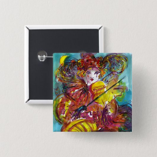 PIERO / Venezianische Karnevalabend Button (Vorne & Hinten)