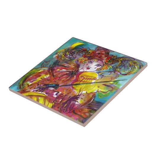 PIERO / Venezianische Karnevalabend Fliese (Seite)