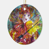 PIERO / Venezianische Karnevalabend Keramikornament (Links)