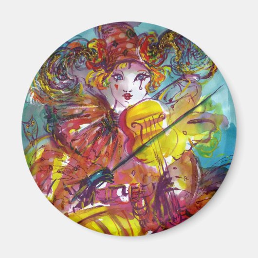 PIERO / Venezianische Karnevalabend Magnet (Vorne)