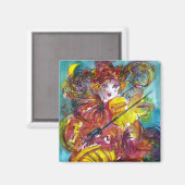 PIERO / Venezianische Karnevalabend Magnet (Vorderseite/Rückseite)