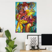 PIERO/Venezianische Karnevalstunde Poster (Heimbüro)