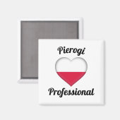 Pierogi Beruflich Magnet (Vorderseite/Rückseite)