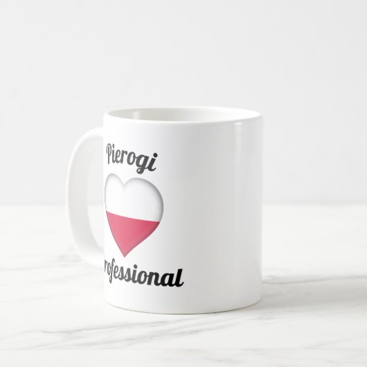Pierogi berufliche Kaffee-Tasse Kaffeetasse (Vorderseite Links)
