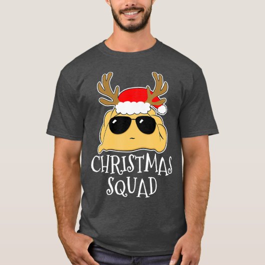 Pierogi Christmas Squad Polen T-Shirt (Vorderseite)