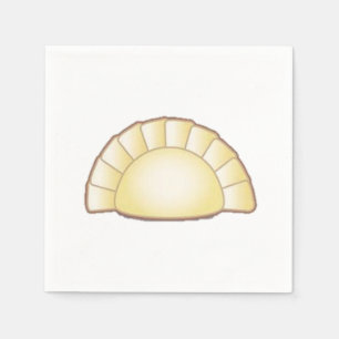 Pierogi Cocktail Napkin Serviette