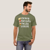 Pierogi Kielbasa Paczki Liebe Filling T-Shirt (Vorne ganz)