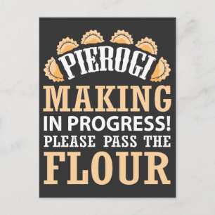 Pierogi Maker polish Feinschmecker Poland Food Postkarte