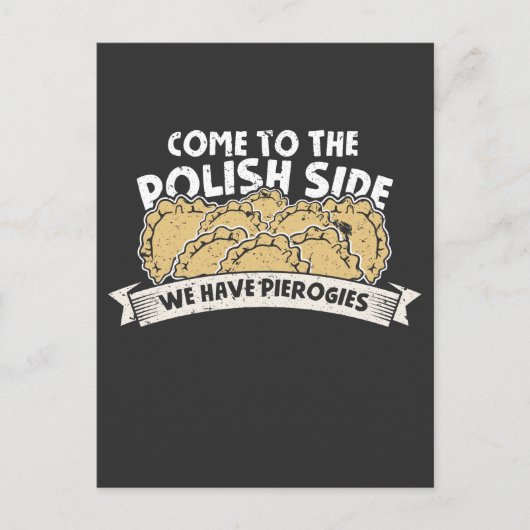 Pierogi Maker polish Feinschmecker Poland Noodles Postkarte (Vorderseite)