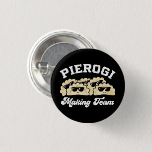 Pierogi Making Team Pierogi Maker Food Polnisch Button