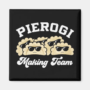 Pierogi Making Team Pierogi Maker Food Polnisch Magnet