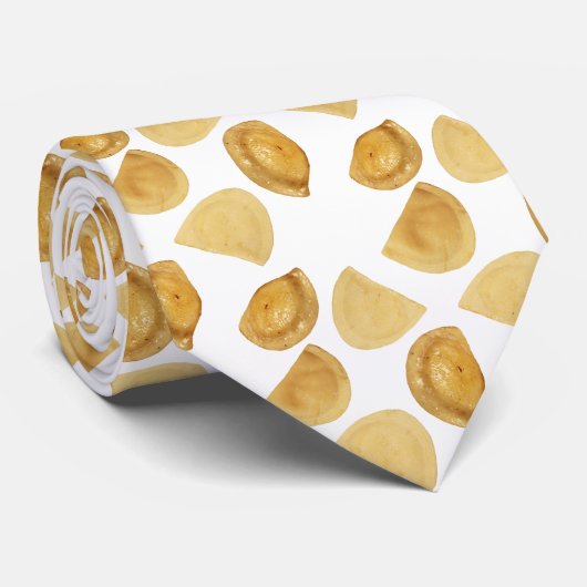 Pierogi Pattern Krawatte (Gerollt)