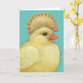 Pierogi Peep Faltkarte Karte (Gelbe Blume)