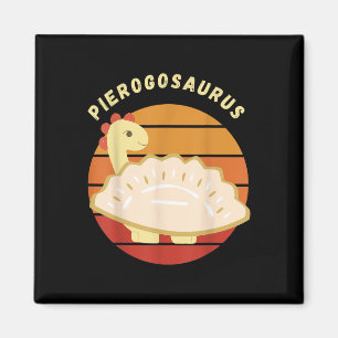 Pierogi Polish Pierogosaurus Polen Dumplings Pier Magnet