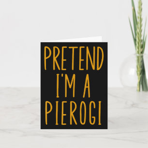 Pierogi Polska Polen Funny Food Dumpling Hallowee Karte