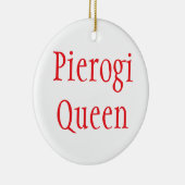 "Pierogi Queen - Frohe Weihnachten 2024" Ornament (Rechts)
