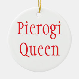 "Pierogi Queen - Frohe Weihnachten 2024" Ornament