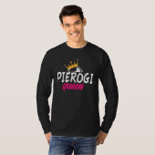 Pierogi Queen Pirogge Polen Dumpling T-Shirt (Vorne ganz)