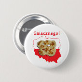 Pierogi Smacznego polnische Karte Button (Vorne & Hinten)