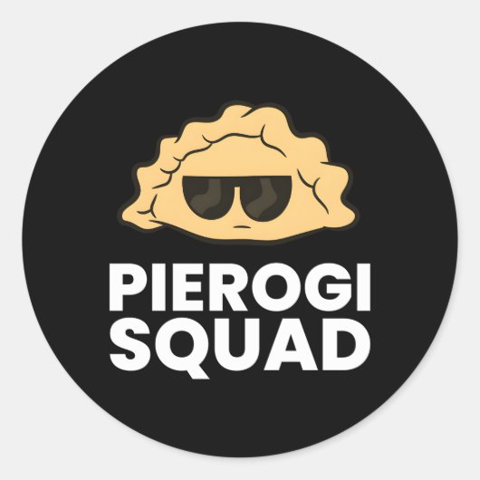 Pierogi Squad Polen Pierogi Runder Aufkleber (Vorderseite)