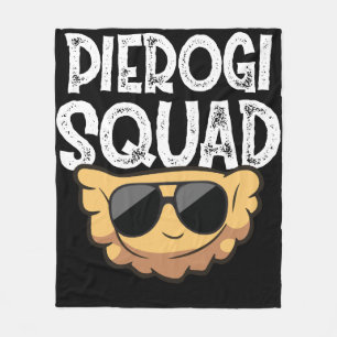 Pierogi Squad Polish Food Polen Funny Fleecedecke