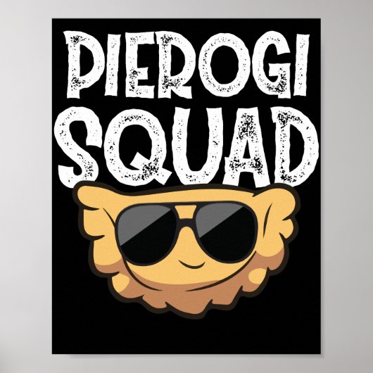 Pierogi Squad Polish Food Polen Funny Poster (Vorne)