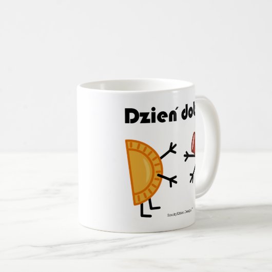 Pierogi u. Kielbasa - kundengerecht Kaffeetasse (VorderseiteRechts)