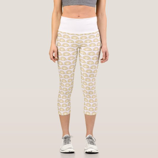 Pierogi Yoga Capri Leggings (Vorderseite)