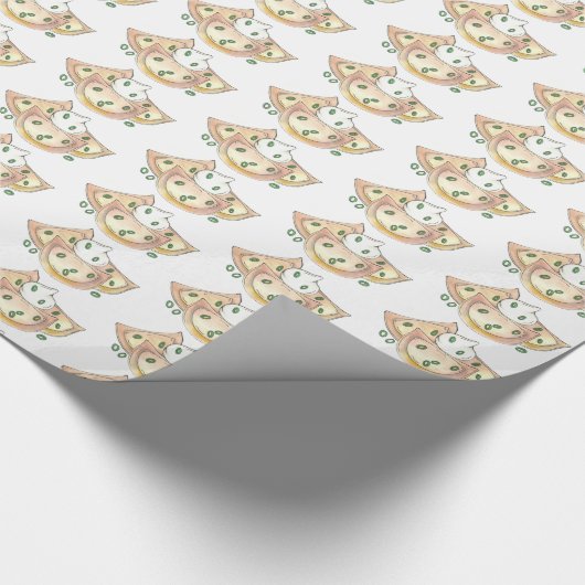 Pierogies Polish Cuisine Potato Dumplings Feinschm Geschenkpapier (Ecke)