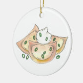Pierogies Polish Cuisine Potato Dumplings Feinschm Keramikornament (Links)