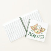 Pierogies Polnisch Ukrainische Dumplings Pierogi F Notizblock (Innenseite)