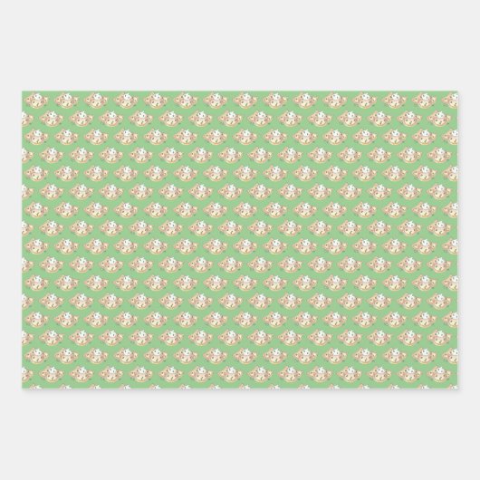 Pierogies Potato Dumplings Polnische Küche Geschenkpapier Set (Vorderseite)