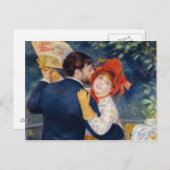 Pierre A Renoir A Dance in the Country Postkarte (Vorne/Hinten)