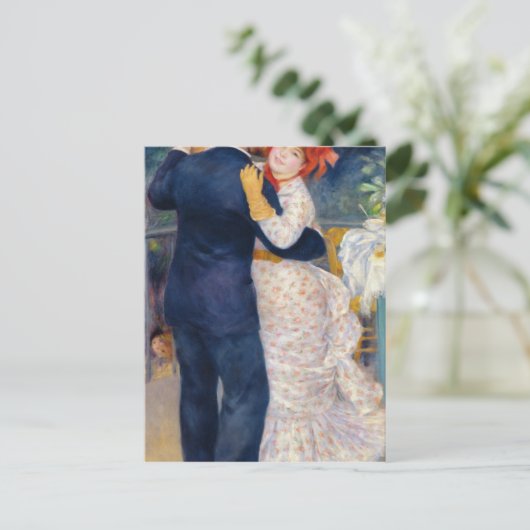 Pierre A Renoir A Dance in the Country Postkarte (Stehend Vorderseite)