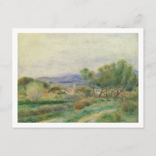 Pierre A Renoir | Aussicht auf La Seyne, Provence Postkarte (Vorderseite)