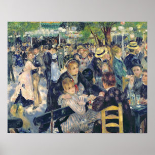 Pierre A Renoir   Ball am Moulin de la Galette Poster