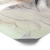 Pierre A Renoir | Berthe Morisot und ihre Tochter Poster (Ecke)