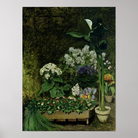 Pierre A Renoir | Blume in einem Greenhouse Poster (Vorne)