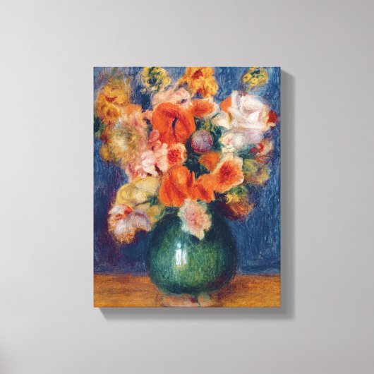 Pierre A Renoir | Bouquet Leinwanddruck (Vorderseite)