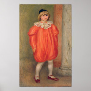 Pierre A Renoir   Claude Renoir in einem Clownkost Poster