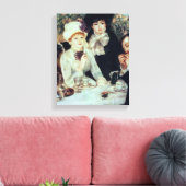 Pierre A Renoir | Das Ende des Mittagessens Leinwanddruck (Insitu (Wohnzimmer))